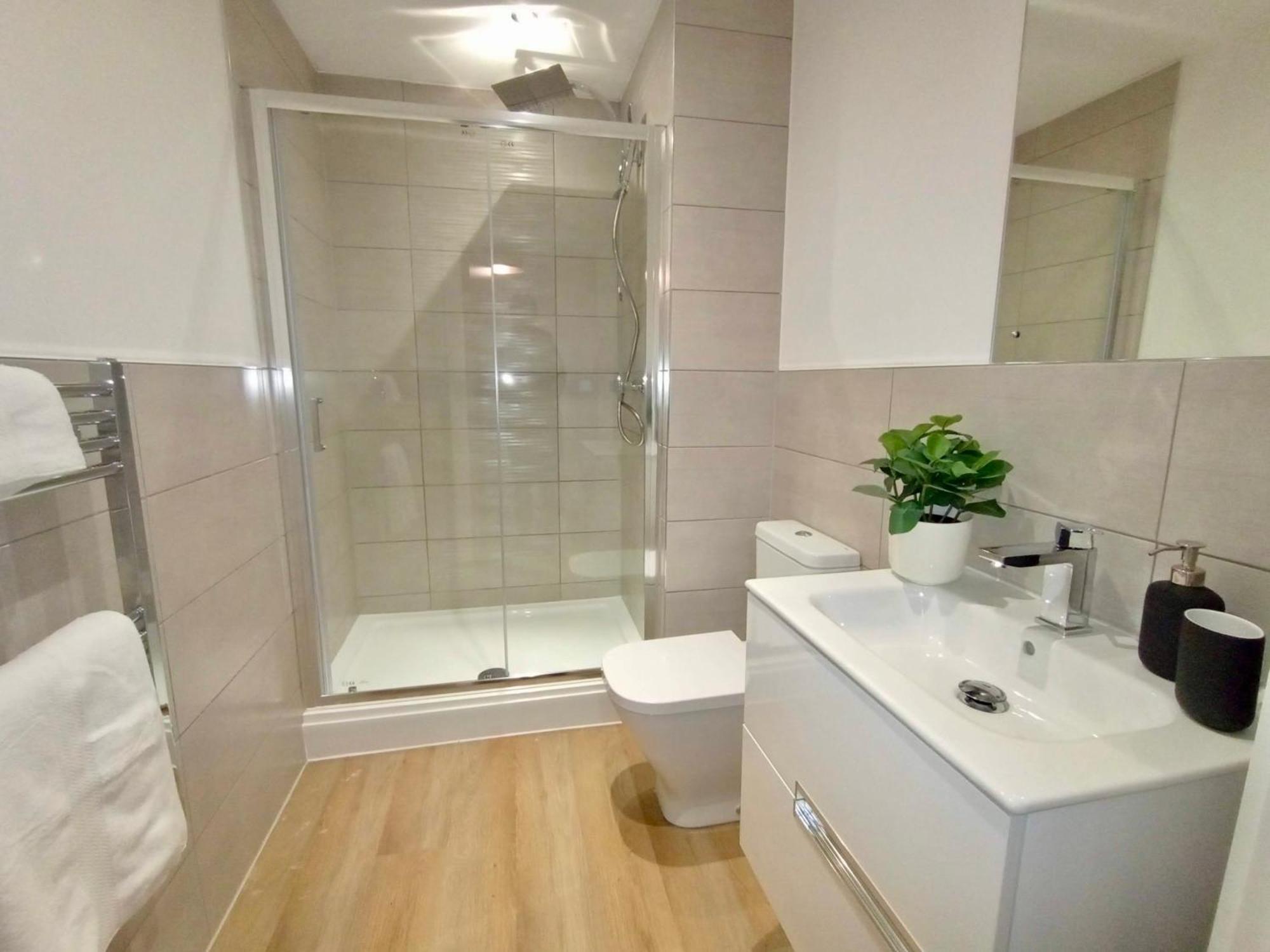 맨체스터 Luxury 2 Bed 2 Bath Flat Near Old Trafford 아파트 외부 사진
