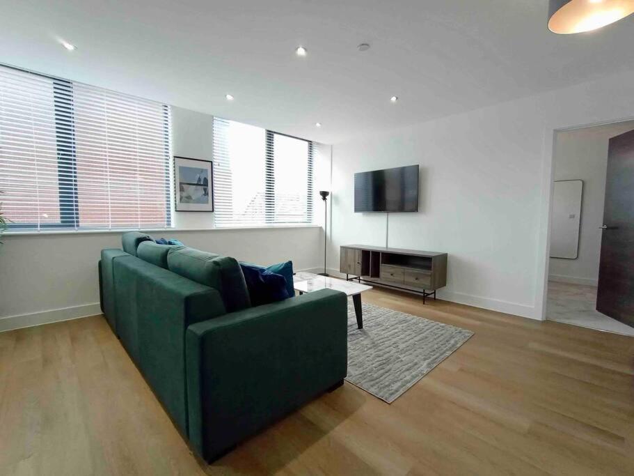 맨체스터 Luxury 2 Bed 2 Bath Flat Near Old Trafford 아파트 외부 사진